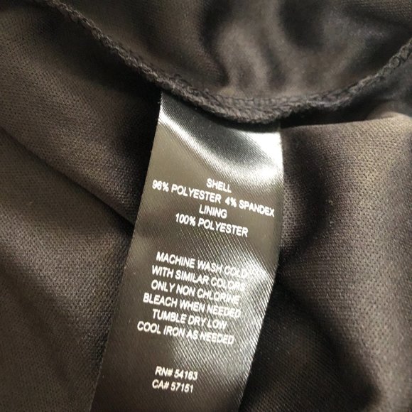 Jessica Howard Black Pink Floral Short Sleeve Lined Dress Size 14 - Picture 7 of 7